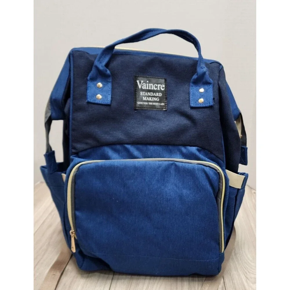 Baby Diaper Bag Maternity Backpack Travel Bag - Dark Blue